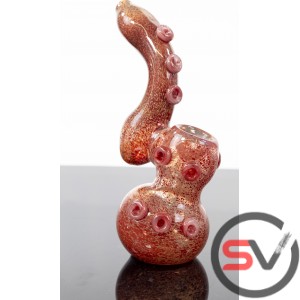SUCTION GLASS BUBBLER 7inch